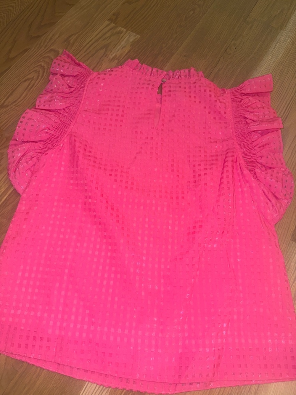 JODIFL Sheer Grid Top - Picture 4 of 4